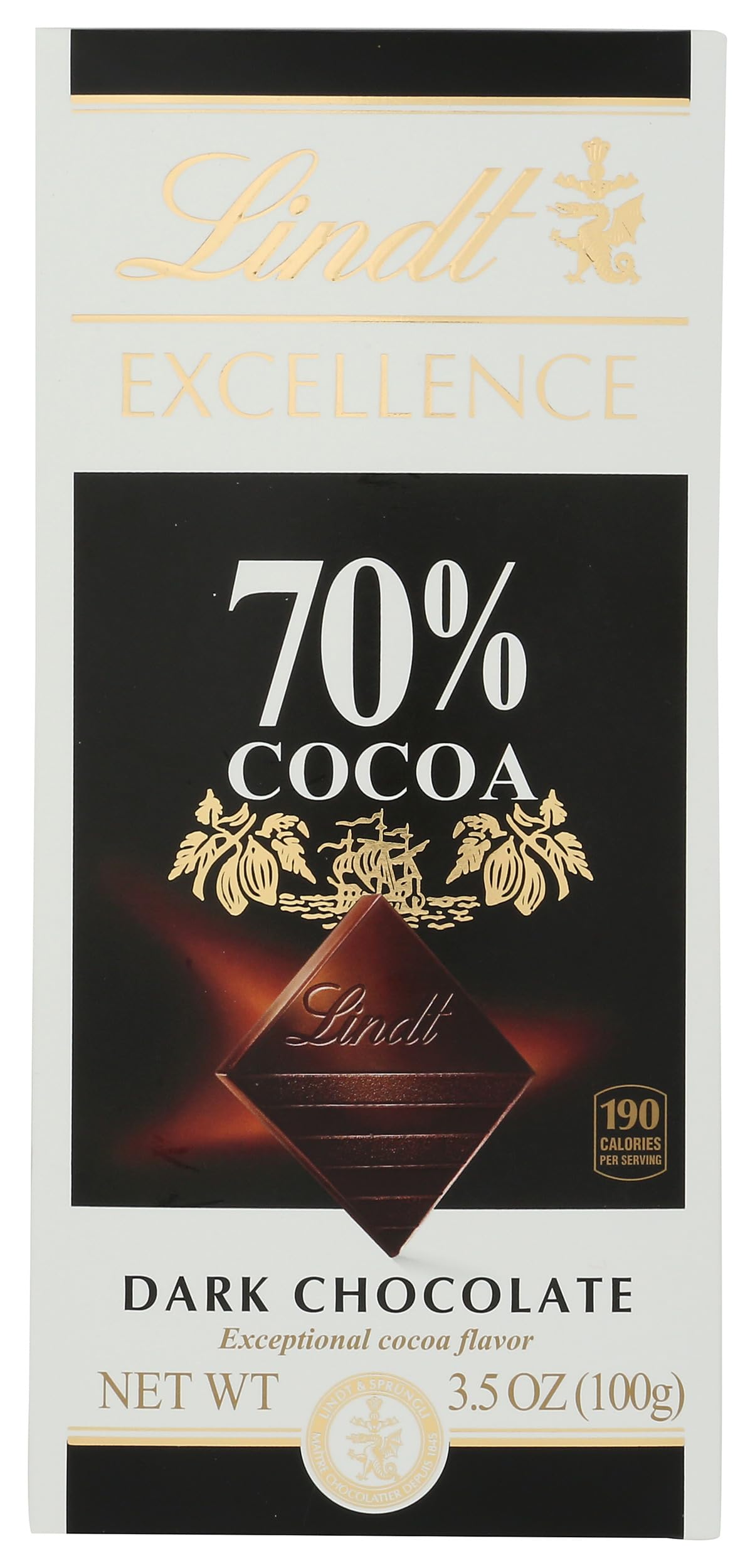 Amazon.com : Lindt Excellence Bar, 70% Cocoa, 3.5 Ounce : Grocery